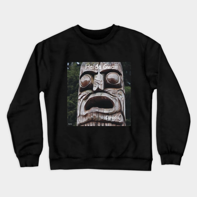 Historical Totem Pole. Crewneck Sweatshirt by Canadaman99